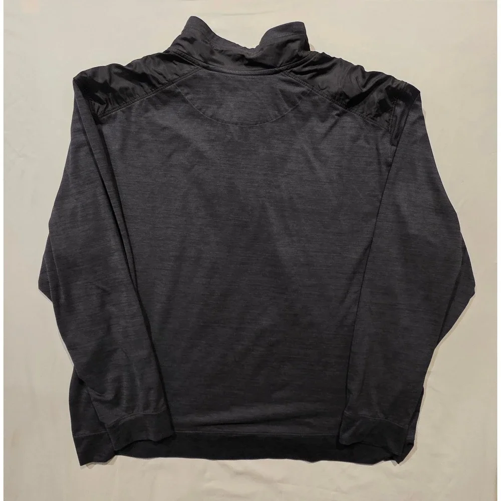 Tommy Bahama IslandZone 14 Zip Pullover Men's XXXL Black Performance Stretch
